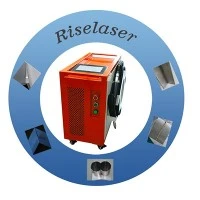 Machine de soudage laser à fibre portative avec dévidoir de fil